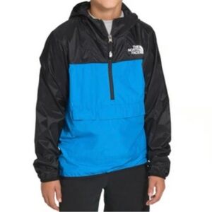 The North Face Blue and Black Fanorak Windbreaker size small 7/8